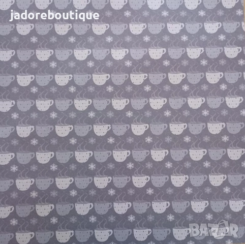 Дизайнерска хартия Let it snow 30x30 см, снимка 13 - Други - 52301473