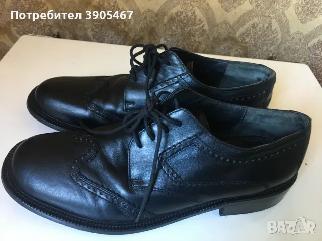 BORELLI ест. кожа №46, снимка 2 - Официални обувки - 47630327