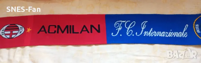 Шал Milan - Inter Champions League 2005, снимка 2 - Фен артикули - 50028263