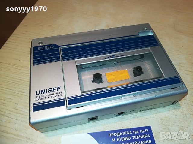 UNISEF-WALKMAN-stereo mini hi-fi made in japan-внос германия