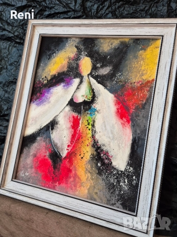 Пролет, картина оригинал, пастел, снимка 3 - Картини - 52413390