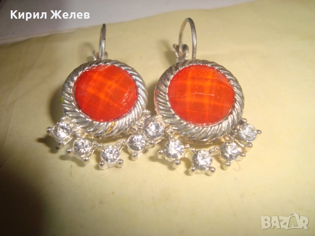 СРЕБРИСТИ СКЪПОЦЕННИ КРИСТАЛНИ ОБЕЦИ 24814, снимка 7 - Обеци - 34419684