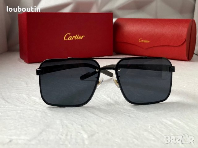 Cartier висок клас мъжки слънчеви очила с дървени дръжки, снимка 4 - Слънчеви и диоптрични очила - 42798493