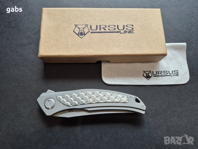 Сгъваем нож SHIROGOROV Quantum"DRAGON" ,CROMAX PM, SH209, снимка 3 - Ножове - 51943400