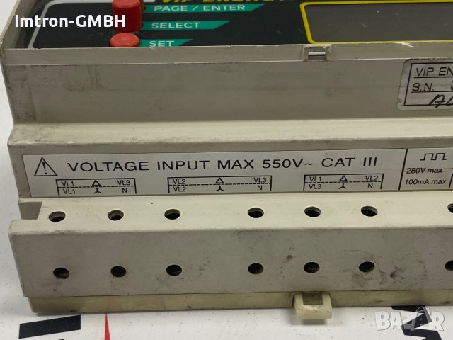 Цифров енергиен  анализатор VIP ENERGY 9 DIN релса с RS485 Modbus Elcontrol Vip Energy, снимка 4 - Друга електроника - 44397827