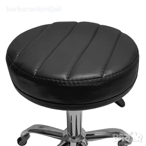 Професионална работна табуретка с регулиране на височината, снимка 2 - Фризьорски столове - 51326725