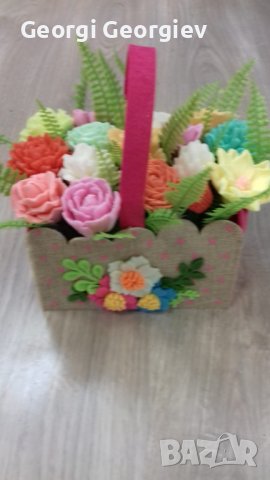 Ароматни цветя от глицеринов сапун , снимка 6 - Изкуствени цветя - 39598251