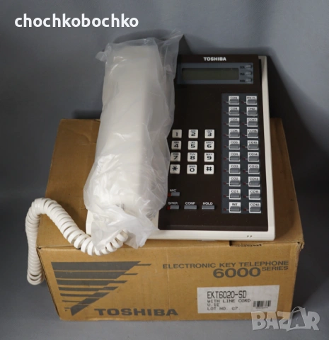 TOSHIBA EKT 6020-SD Стар Японски телефон нов с кутия