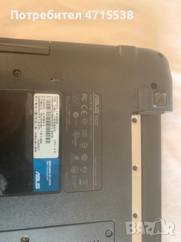 Лаптоп asus k52d, снимка 6 - Лаптопи за дома - 53179414
