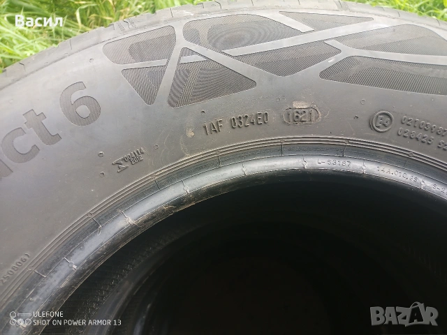 Летни гуми внос Continental ecocontact 6 215/65/16 98H Дот1621, снимка 5 - Гуми и джанти - 54004889
