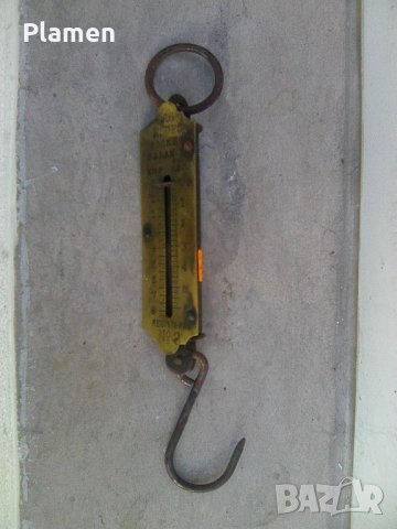 Стара пружинна джобна везна до 8 килограма или 6 оки на Круп, снимка 2 - Други ценни предмети - 37999627