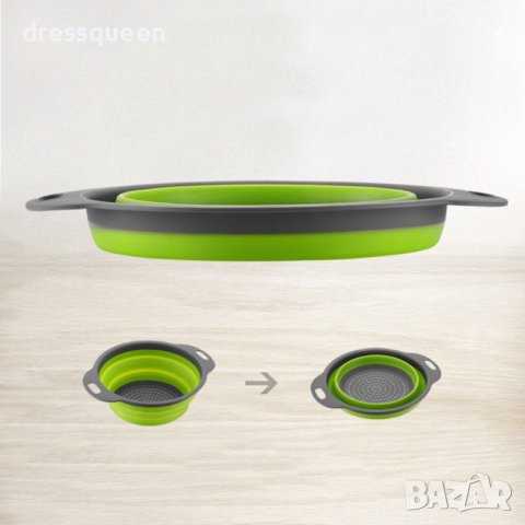 (кръгъл) Сгъваем силиконов гевгир, снимка 15 - Други стоки за дома - 44237915