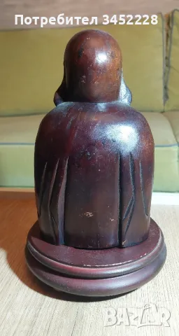 дърворезба фигура Буда за ценители , снимка 6 - Статуетки - 49800705