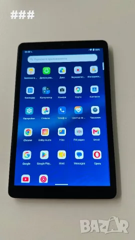 запазен таблет Lenovo Tab M8, 16GB, 2 GB RAM, Android 10, бг меню, sim карта, здрава батерия