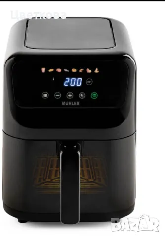 Фритюрник с горещ въздух MFX-515, 1500W, 5L, LED