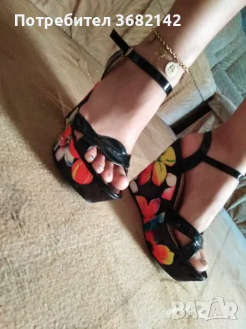 продавам дамски обувки на платформа, снимка 1