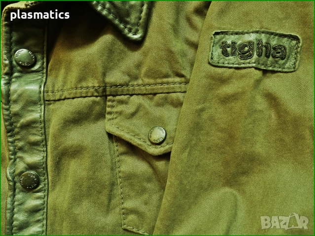 маркова риза от плат и кожа, снимка 7 - Ризи - 52144112