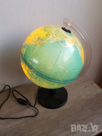 Голям географски глобус - LED Лампа, снимка 4 - Колекции - 38247299