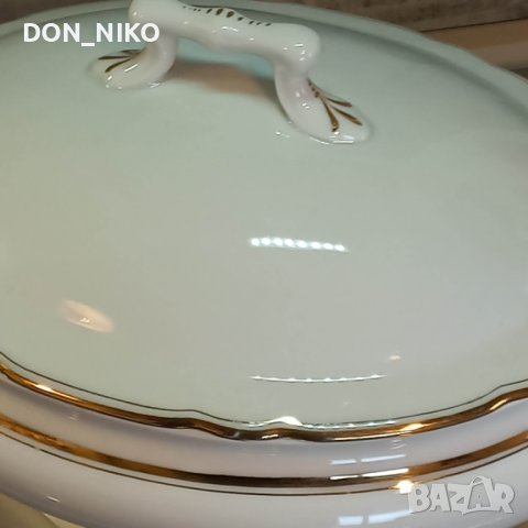 Супник -Порцелан-BAVARIA-SCUMANN-1918г, снимка 17 - Антикварни и старинни предмети - 39539221