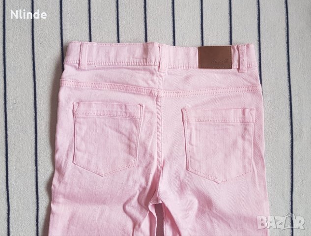 Детски розови дънки, Denim, 9/10 год., снимка 3 - Детски панталони и дънки - 35577643