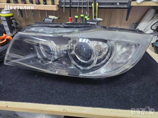 Ляв фар BMW 3 E90 Xenon завиващ lqv far бмв 3 90 ксенон