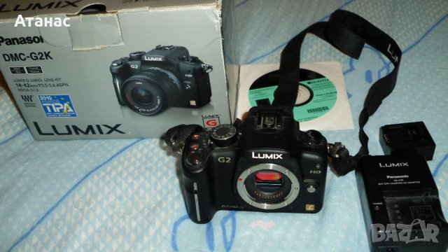 Фотоапарат Panasonic Lumix DMC - G2К и обективи , снимка 1