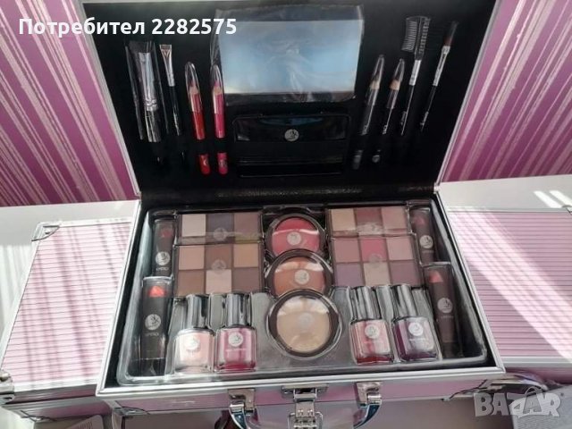 Куфарчета с гримове с немско качество в РОЗОВ ЦВЯТ , снимка 7 - Комплекти и лотове - 38881975