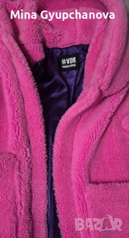 зимно бутиково розово палто , снимка 4 - Палта, манта - 52444458