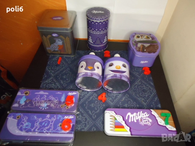Милка Milka,коледни играчки,чаши,магнити,слушалки,плюшени играчки, шал, несесер, снимка 2 - Други ценни предмети - 14258540
