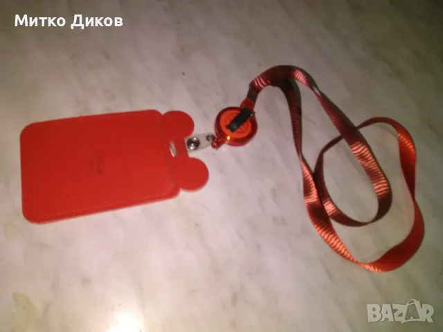  калъф нов за визитки документи за врата  с клипс ролетка разтегателен, снимка 5 - Калъфи, кейсове - 48510365