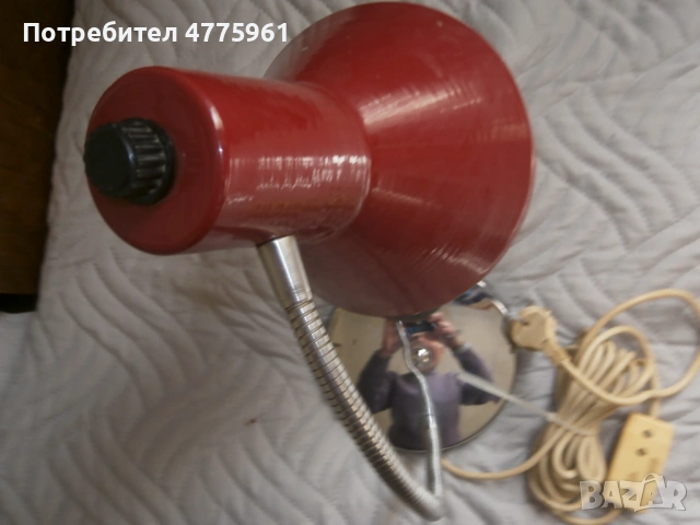 Винтидж настолна лампа, снимка 2 - Настолни лампи - 54363316