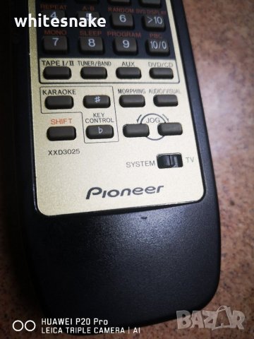 Pioneer XXD3025 Remote control for audio system, AVReceiver, Дистанционно управление , снимка 5 - Аудиосистеми - 30410619