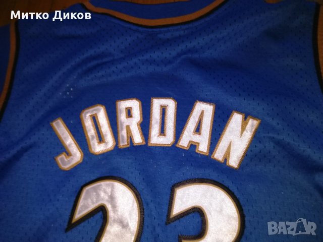Майкъл Джордан баскетболна тениска Найк №23 Вашингтон Визардс винтидж размер С, снимка 6 - Баскетбол - 33831975