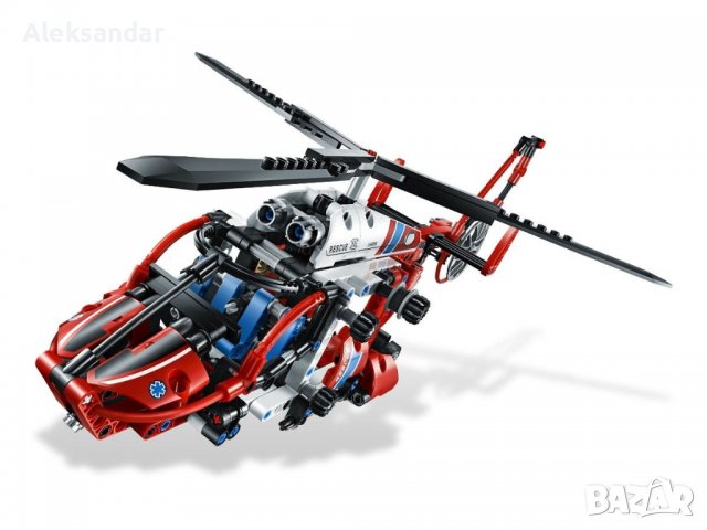 LEGO TECHNIK 8068 - Rescue Helicopter Лего техник, снимка 3 - Конструктори - 36775475