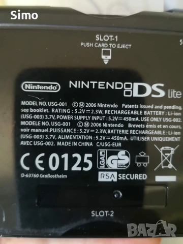 Nintendo DS lite, снимка 2 - Nintendo конзоли - 54323844
