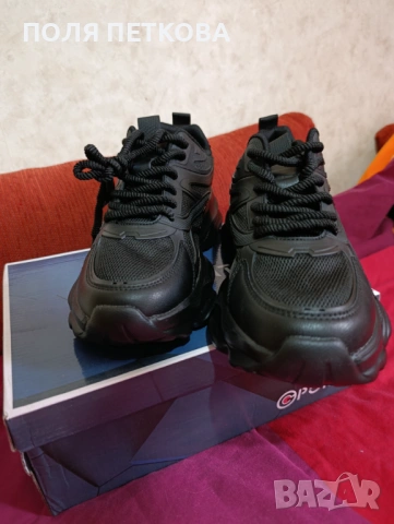 Черни маратонки , снимка 3 - Маратонки - 54061315