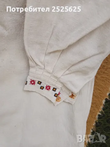 Старинна мъжка кенарена риза, снимка 3 - Други стоки за дома - 49934633