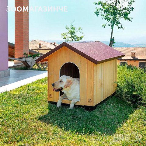 Дървена къща за куче 49 x 64 x h 44 cm, снимка 4 - За кучета - 31871600