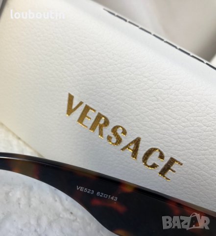 Versace 2020 унисекс слънчеви очила с кожа дамски,мъжки слънчеви очила, снимка 13 - Слънчеви и диоптрични очила - 30678420