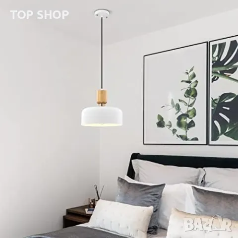 Нова Модерна висяща лампа Кухня Дневна Спалня Осветление стая Абажур, снимка 3 - Лампи за таван - 49567169