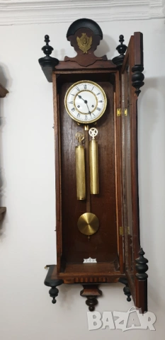 Стенен часовник Регулатор Franz Hermle & Sons, снимка 6 - Антикварни и старинни предмети - 53987497