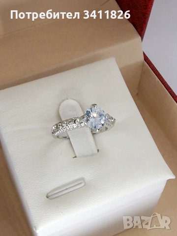 Silver Classic Solitaire Ring 💎 | дамски класически пръстен