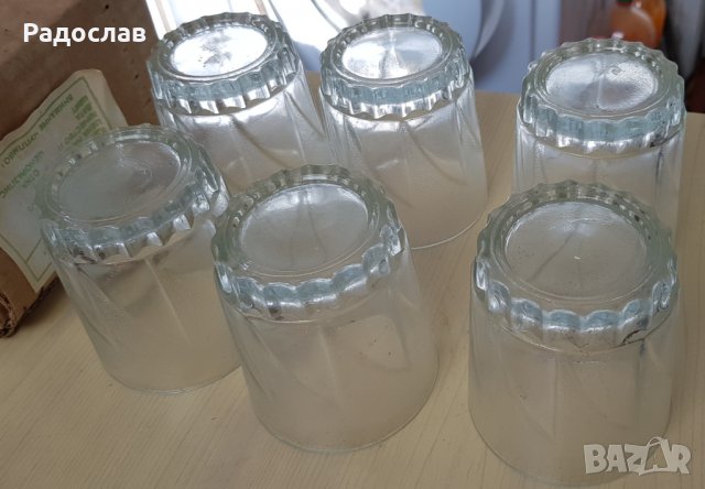 Продавам български чаши масивно стъкло, снимка 3 - Чаши - 35505234