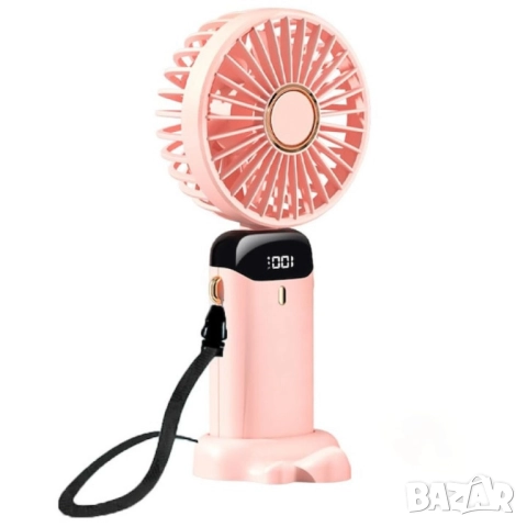   Преносим вентилатор 3 в 1, с 5 скорости и цифров дисплей, снимка 4 - Вентилатори - 51851889