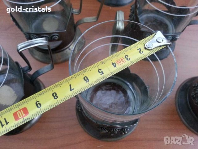ретро руски стакани подстакани филигран, снимка 7 - Антикварни и старинни предмети - 27240259