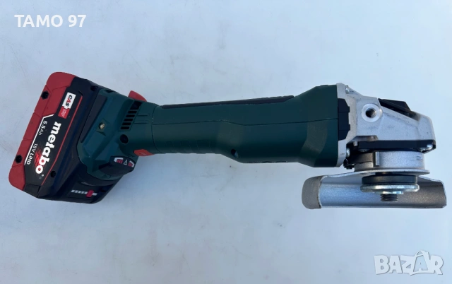 METABO W 18 LT BL 11-125 - Безчетков ъглошлайф 2x18V 5.5Ah като нов!, снимка 3 - Ъглошлайфи - 53191105