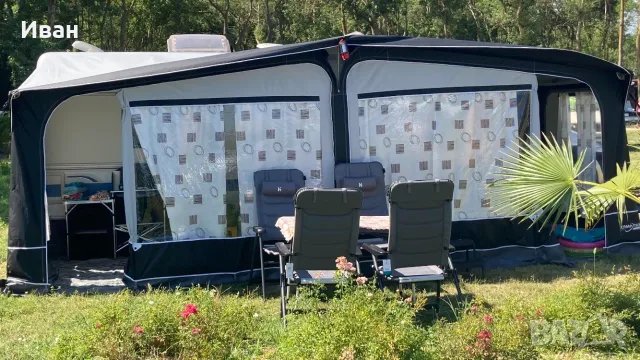 Форселт за каравана Camptech Cayman. Размер N:12 (925-950см) земя -земя, снимка 13 - Палатки - 56231515