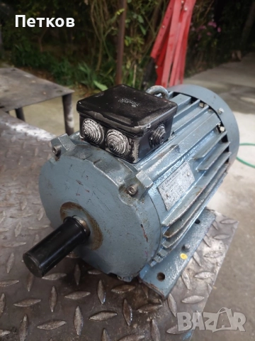 Български трифазен електро двигател 4kw,след основен ремонт, 2г гаранция 