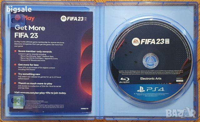 FIFA 23 PS4 Playstation 4 ФИФА 2023 Плейстейшън 5 футбол мач диск игра, снимка 3 - Игри за PlayStation - 38880156