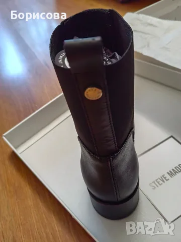 Боти Steve Madden от естествена кожа, снимка 5 - Дамски ботуши - 56450843